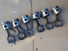 pistons bielles(6 pieces) moteur m20 /e28/e30/e34 :b23 provenance bmw e30/323i