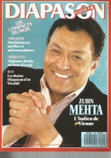 DIAPASON N°341 ZUBIN MEHTA / STOCKHAUSEN / PIANOS DROITS/ CHAINDE D'OR VIVALDI