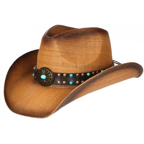 Chapeau cowboy marron - marron, et
