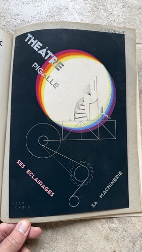 Jean carlu affiche - carlu, théâtre