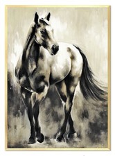 Cheval - 53x73cm - Peinture À