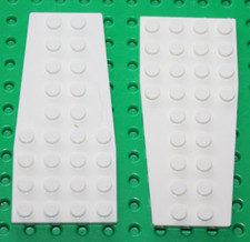 2 x Lego White Wing 4x9 ref 2413 set 6345 6399 2879 5948 10019 7676 10195 7163