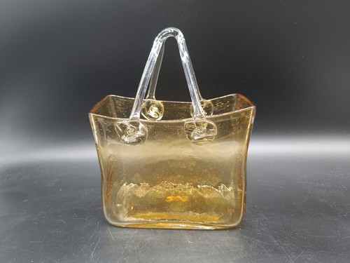 Ancien panier vase - vase, verre