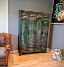 Ancien Casier Métallique Industriel