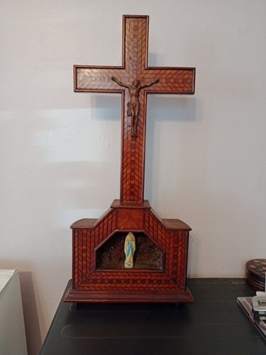 Christ croix bois - en,
