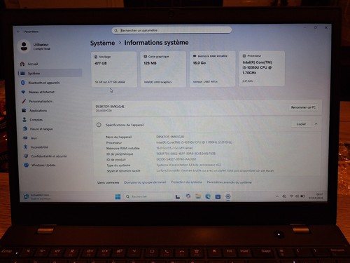 Lenovo thinkpad l15 gen - l15,