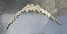 GUIRLANDE FLEURS ROSES BRONZES