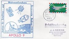 APOLLO 9 Nasa Launch day March 3, 1969 Tracking BOCHUM Germany Space cover