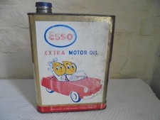 ancien bidon huile Esso