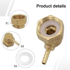 Raccord de tuyau barbe laiton spécifications diverses pour projets de plomberie