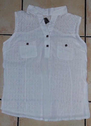 Haut femme blanc nil taille - blanc,