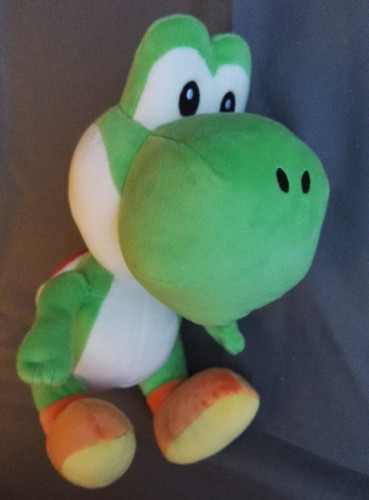 Peluche yoshi vert 30cm super - yoshi,