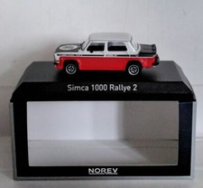 Simca 1000 Rallye 2 SRT 1977 1/43eme Norev Ref 571019