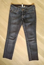 Jeans denim gris 3/4 MANGO 36