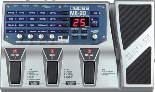 Guitare boss me20 effets - me-20,
