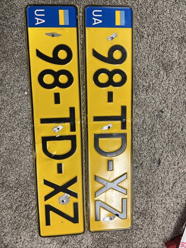 Ukraine licence plates - , set