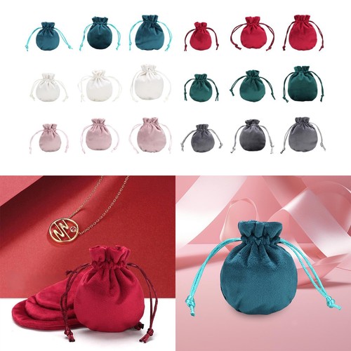 Pochette bijoux velours - à, en