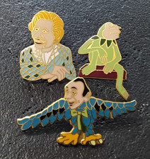 Pin’s Lot de 3 Marionnettes Bébête Show Rocard, Mitterrand, Tatcher (120)
