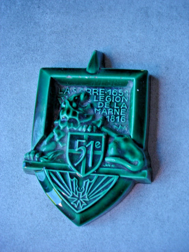 Cendrier céramique militaire - cendrier,