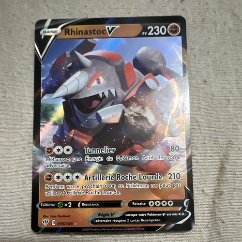 Pokémon rhinastoc holo - v,