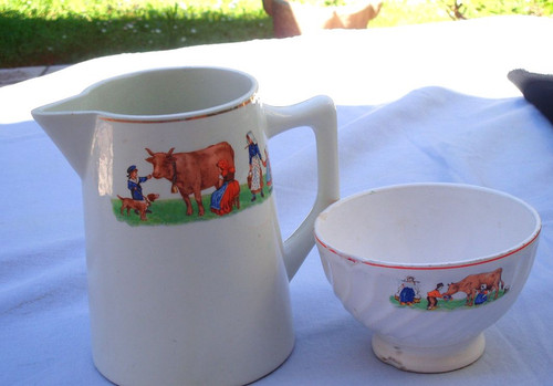 Ancien pichet pot - , lait