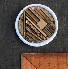 Lot de fers à dorer plaque