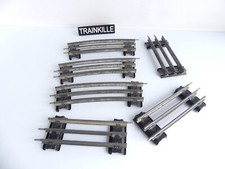 HORNBY ECHELLE O / 6 RAILS SANS DEVERS 3 DEMI COURBES + 3 DEMI DROITS