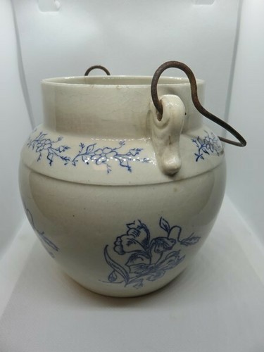 554 ancien pot grés - en,