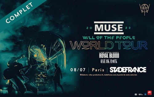 Concert muse stade de - muse, au