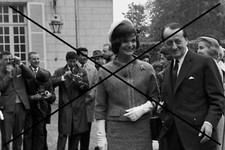 PHOTO DE ANDRE MALRAUX JACKIE KENNEDY