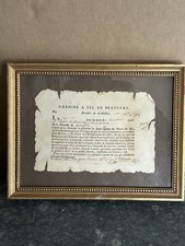Reproduction Document Ancien