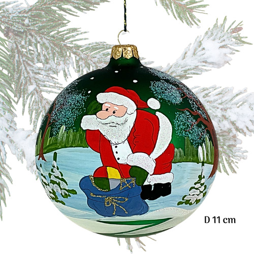 Boule noël verre soufflé - boule,