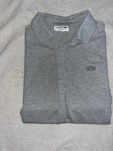 Lacoste polo homme gris uni - lacoste,