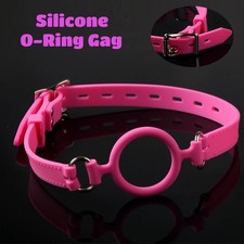 Silicone O-Ring Bouche Ouverte Gag Bondage Fetish Couples Esclaves Retenues BDSM