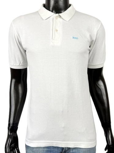 Polo homme blanc vintage - , hugo
