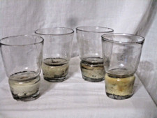 4 anciens lumignons XIXè- verre soufflé-Fete des lumieres  procession Eglise 2/2