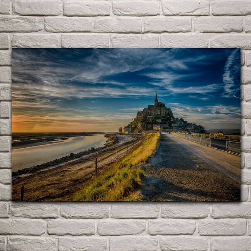 Toile tableaux mont michel - tableaux,