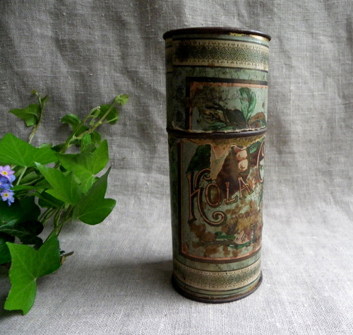 Ancienne boîte métallique - boÎte,