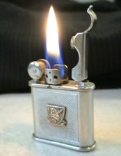 BRIQUET Ancien ( ELIE MARDINI Indochine type Drago ) Vintage LIGHTER Feuerzeug