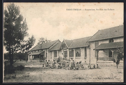 Cpa saint trojan sanatorium - saint-trojan,,