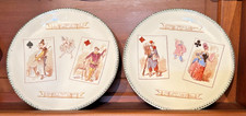 2 ASSIETTES Jeux de CARTES