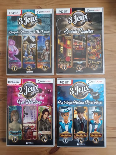 Jeux dvd rom objets - pc,