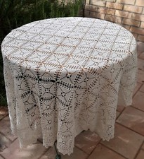 Nappe Carrée Crochet Coton