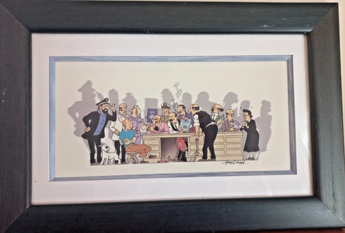 Libris hommage hergé - ex,