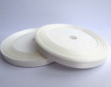Rouleau Ruban Satin Blanc 7mm
