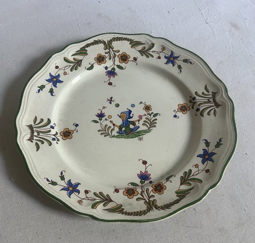 Assiette plate moulin des - moulin,