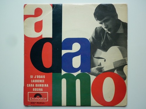 Adamo 45tours vinyle si - adamo,