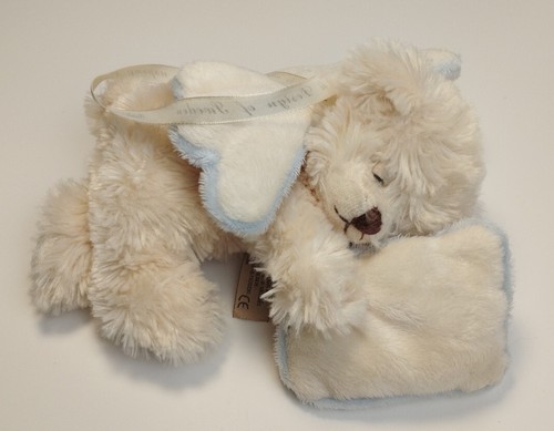 Doudou peluche ours - , blanc