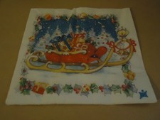 4 SERVIETTES EN PAPIER thème