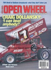 CRAIG DOLLANSKY AUTOGRAPHED DECEMBER 2000 OPEN WHEEL SPRINT CAR RACING MAGAZINE
